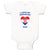 Baby Clothes I Love My Croatian Dad Countries Baby Bodysuits Boy & Girl Cotton