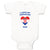 Baby Clothes I Love My Croatian Dad Countries Baby Bodysuits Boy & Girl Cotton