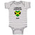 Baby Clothes I Love My Jamaican Dad Countries Baby Bodysuits Boy & Girl Cotton