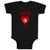 Baby Clothes I Love My Tunisian Dad Countries Baby Bodysuits Boy & Girl Cotton