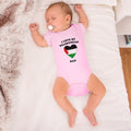 Baby Clothes I Love My Palestinian Dad Countries Baby Bodysuits Cotton