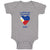 Baby Clothes I Love My Filipino Dad Countries Baby Bodysuits Boy & Girl Cotton