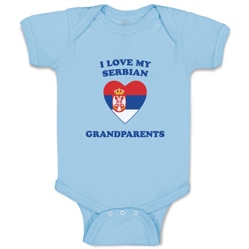 Baby Clothes I Love My Serbian Grandparents Countries Baby Bodysuits Cotton
