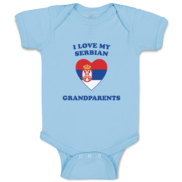 Baby Clothes I Love My Serbian Grandparents Countries Baby Bodysuits Cotton