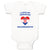 Baby Clothes I Love My Croatian Grandparents Countries Baby Bodysuits Cotton