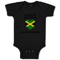 Baby Clothes I Love My Jamaican Grandparents Countries Baby Bodysuits Cotton