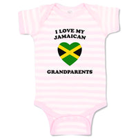 Baby Clothes I Love My Jamaican Grandparents Countries Baby Bodysuits Cotton