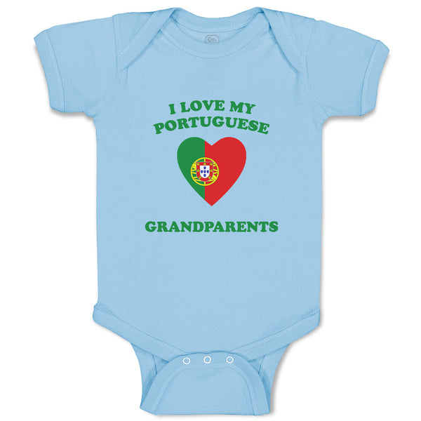 Baby Clothes I Love My Portuguese Grandparents Countries Baby Bodysuits Cotton