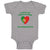 Baby Clothes I Love My Portuguese Grandparents Countries Baby Bodysuits Cotton