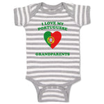 Baby Clothes I Love My Portuguese Grandparents Countries Baby Bodysuits Cotton