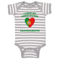 Baby Clothes I Love My Portuguese Grandparents Countries Baby Bodysuits Cotton