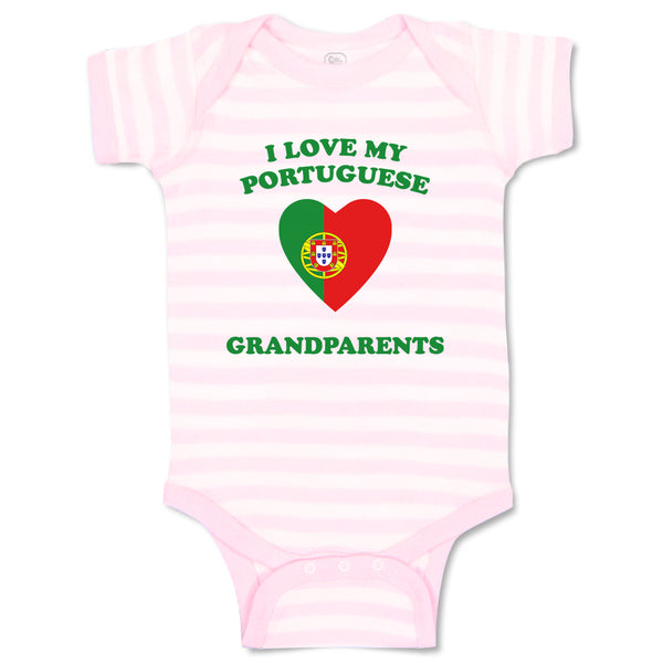 Baby Clothes I Love My Portuguese Grandparents Countries Baby Bodysuits Cotton