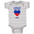 Baby Clothes I Love My Haitian Mom Countries Baby Bodysuits Boy & Girl Cotton