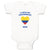 Baby Clothes I Love My Colombian Mom Countries Baby Bodysuits Boy & Girl Cotton