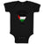 Baby Clothes I Love My Palestinian Mom Countries Baby Bodysuits Cotton