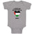 Baby Clothes I Love My Palestinian Mom Countries Baby Bodysuits Cotton