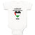Baby Clothes I Love My Palestinian Mom Countries Baby Bodysuits Cotton