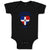 Baby Clothes I Love My Dominican Mom Countries Baby Bodysuits Boy & Girl Cotton