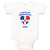 Baby Clothes I Love My Dominican Mom Countries Baby Bodysuits Boy & Girl Cotton