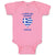 Baby Clothes I Love My Greek Uncle Countries Baby Bodysuits Boy & Girl Cotton
