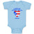 Baby Clothes I Love My Puerto Rican Uncle Countries Baby Bodysuits Cotton