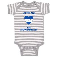 Baby Clothes Love Me I'M Honduran Countries Baby Bodysuits Boy & Girl Cotton