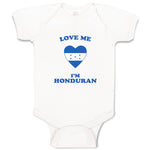 Baby Clothes Love Me I'M Honduran Countries Baby Bodysuits Boy & Girl Cotton