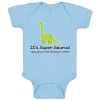 Baby Clothes It's Supersaurus Dinosaurus Dino Trex Baby Bodysuits Cotton