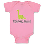 Baby Clothes It's Supersaurus Dinosaurus Dino Trex Baby Bodysuits Cotton