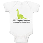 Baby Clothes It's Supersaurus Dinosaurus Dino Trex Baby Bodysuits Cotton