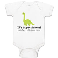 Baby Clothes It's Supersaurus Dinosaurus Dino Trex Baby Bodysuits Cotton