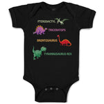 Baby Clothes Dinosaurs Dinosaurus Dino Trex Baby Bodysuits Boy & Girl Cotton