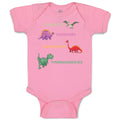 Baby Clothes Dinosaurs Dinosaurus Dino Trex Baby Bodysuits Boy & Girl Cotton