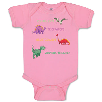 Baby Clothes Dinosaurs Dinosaurus Dino Trex Baby Bodysuits Boy & Girl Cotton