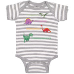 Baby Clothes Dinosaurs Dinosaurus Dino Trex Baby Bodysuits Boy & Girl Cotton