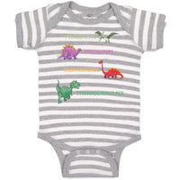 Baby Clothes Dinosaurs Dinosaurus Dino Trex Baby Bodysuits Boy & Girl Cotton