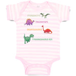 Baby Clothes Dinosaurs Dinosaurus Dino Trex Baby Bodysuits Boy & Girl Cotton