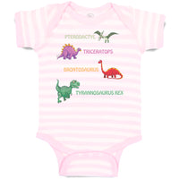 Baby Clothes Dinosaurs Dinosaurus Dino Trex Baby Bodysuits Boy & Girl Cotton