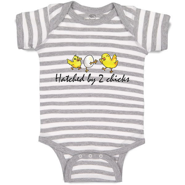 Baby Clothes Hatched by 2 Chicks Gay Lgbtq Style A Baby Bodysuits Cotton