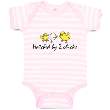 Baby Clothes Hatched by 2 Chicks Gay Lgbtq Style A Baby Bodysuits Cotton