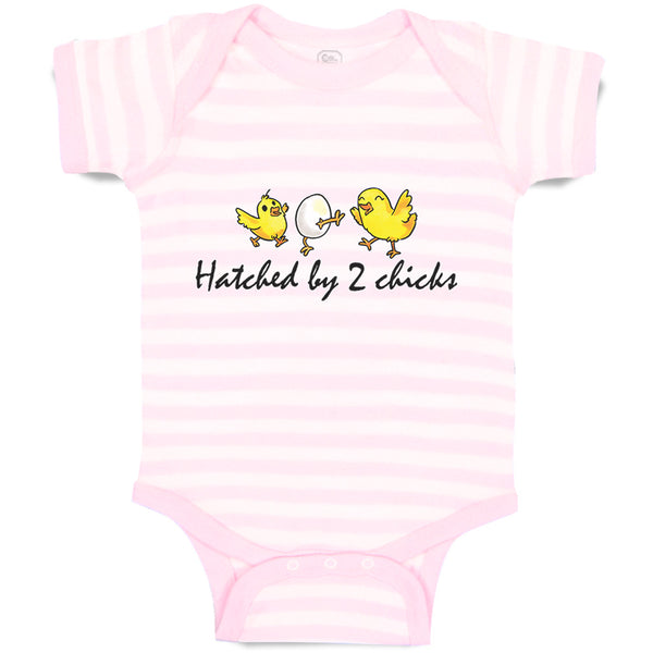 Baby Clothes Hatched by 2 Chicks Gay Lgbtq Style A Baby Bodysuits Cotton