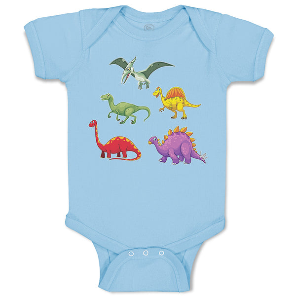 Baby Clothes Dinosaurs Dinosaurus Dino Trex Funny Baby Bodysuits Cotton