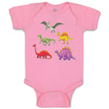 Baby Clothes Dinosaurs Dinosaurus Dino Trex Funny Baby Bodysuits Cotton