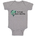 Baby Clothes Future Bass Master Fishing Ocean Sea Life Baby Bodysuits Cotton