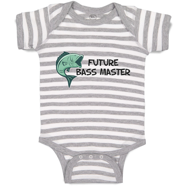 Baby Clothes Future Bass Master Fishing Ocean Sea Life Baby Bodysuits Cotton