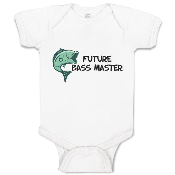 Baby Clothes Future Bass Master Fishing Ocean Sea Life Baby Bodysuits Cotton