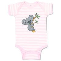 Baby Clothes Koala Animals Safari Baby Bodysuits Boy & Girl Cotton