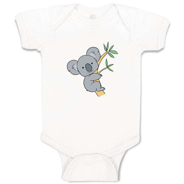 Baby Clothes Koala Animals Safari Baby Bodysuits Boy & Girl Cotton