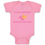 Baby Clothes Ya I'M A Dinosaur So Rawwr and Junk Dinosaurus Dino Trex Cotton