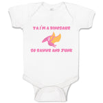 Baby Clothes Ya I'M A Dinosaur So Rawwr and Junk Dinosaurus Dino Trex Cotton